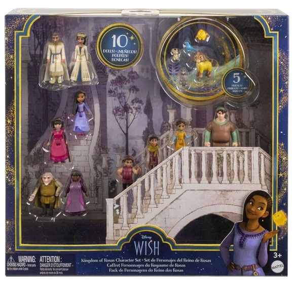 Disney Wish Kingdom of Roses Character set - Picture 1 of 2